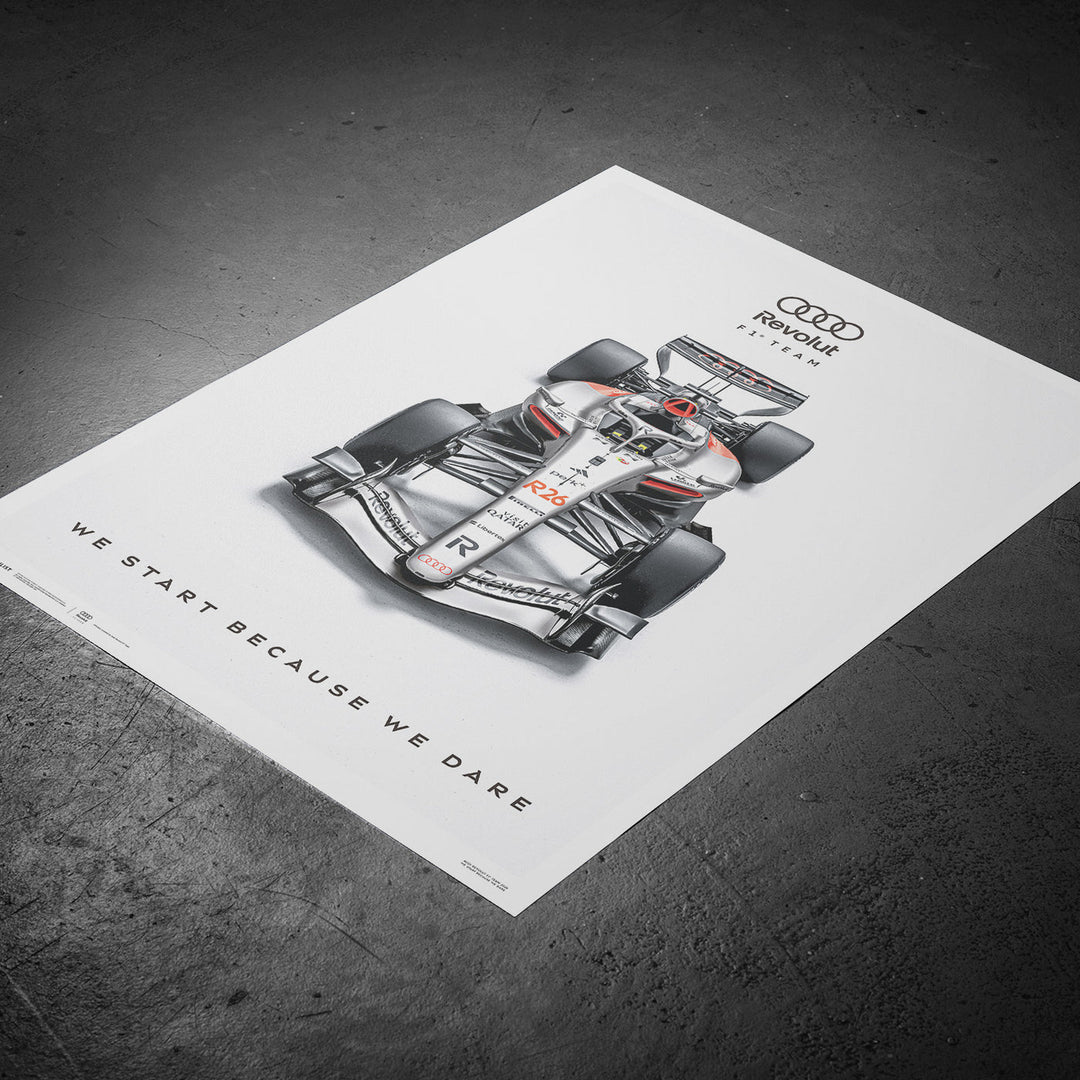 Audi Revolut F1® Team Audi R26 2026 Automobilist Poster