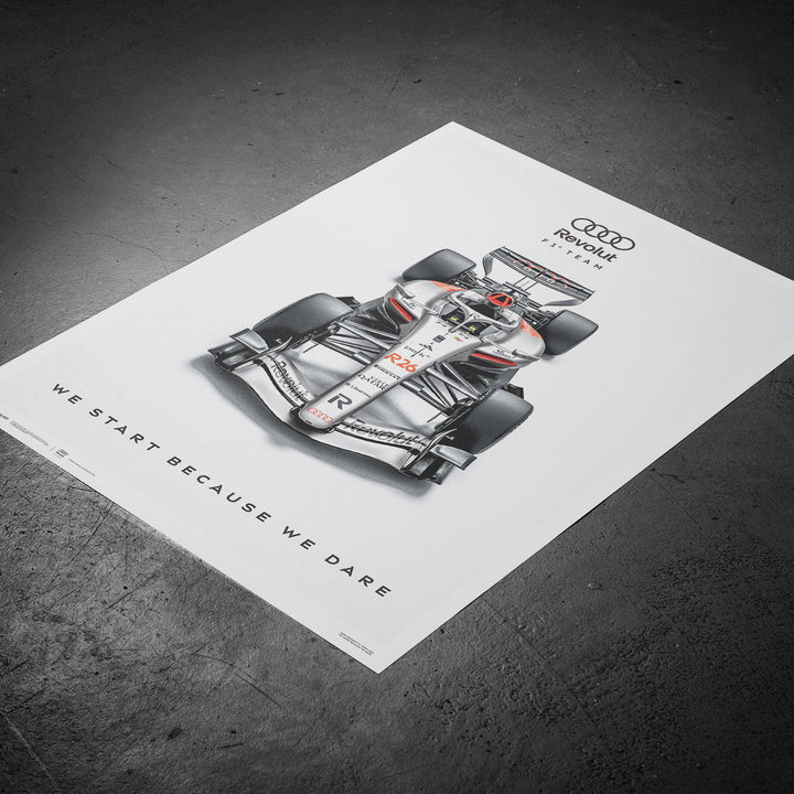 Audi Revolut F1® Team Audi R26 2026 Automobilist Poster