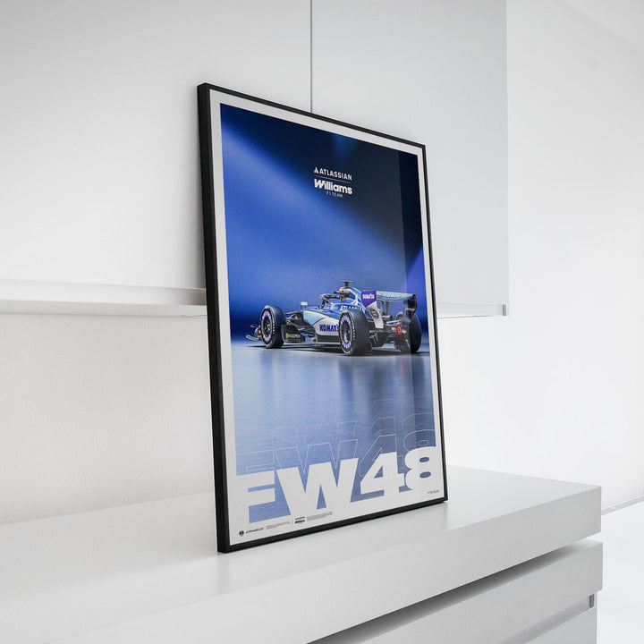 Atlassian Williams F1 Team FW48 2026 Season Automobilist Official Poster