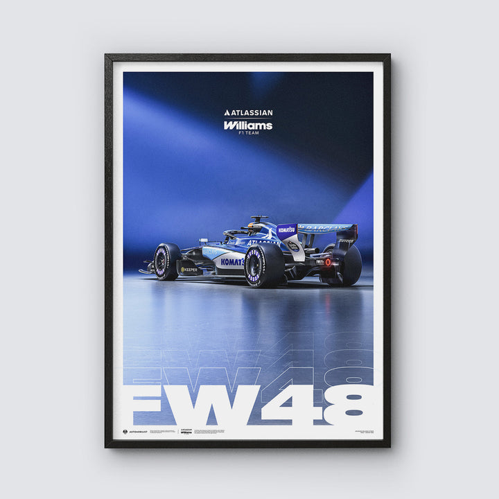 Atlassian Williams F1 Team FW48 2026 Season Automobilist Official Poster