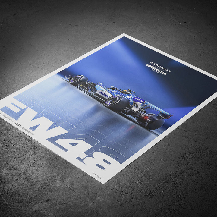 Atlassian Williams F1 Team FW48 2026 Season Automobilist Official Poster