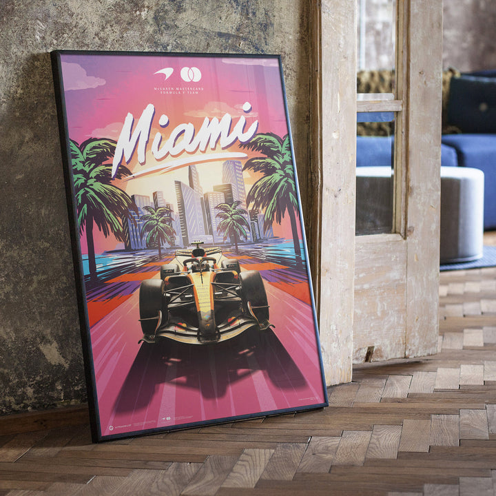 McLaren Mastercard Formula 1® Team - Miami 2026 - Automobilist Official Poster