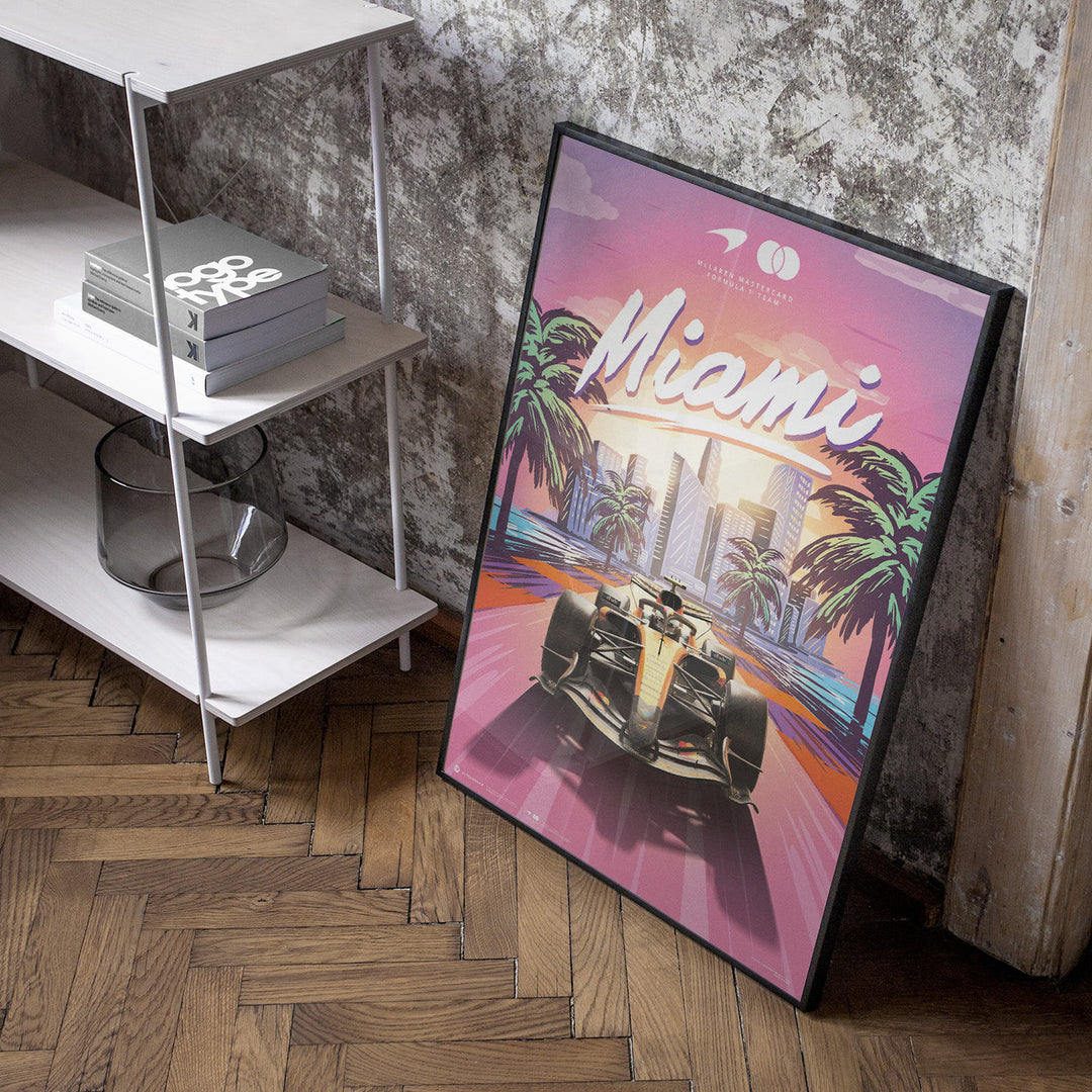 McLaren Mastercard Formula 1® Team - Miami 2026 - Automobilist Official Poster