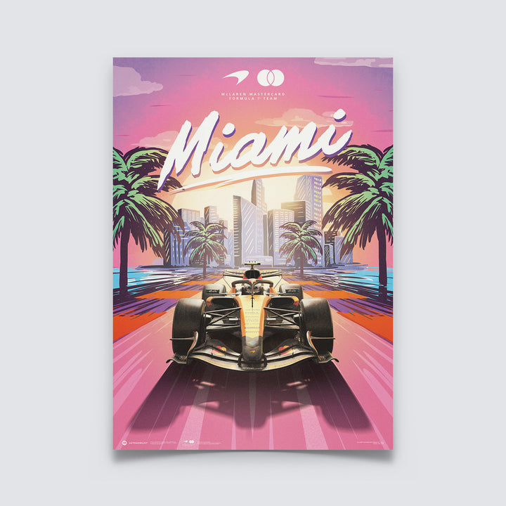 McLaren Mastercard Formula 1® Team - Miami 2026 - Automobilist Official Poster