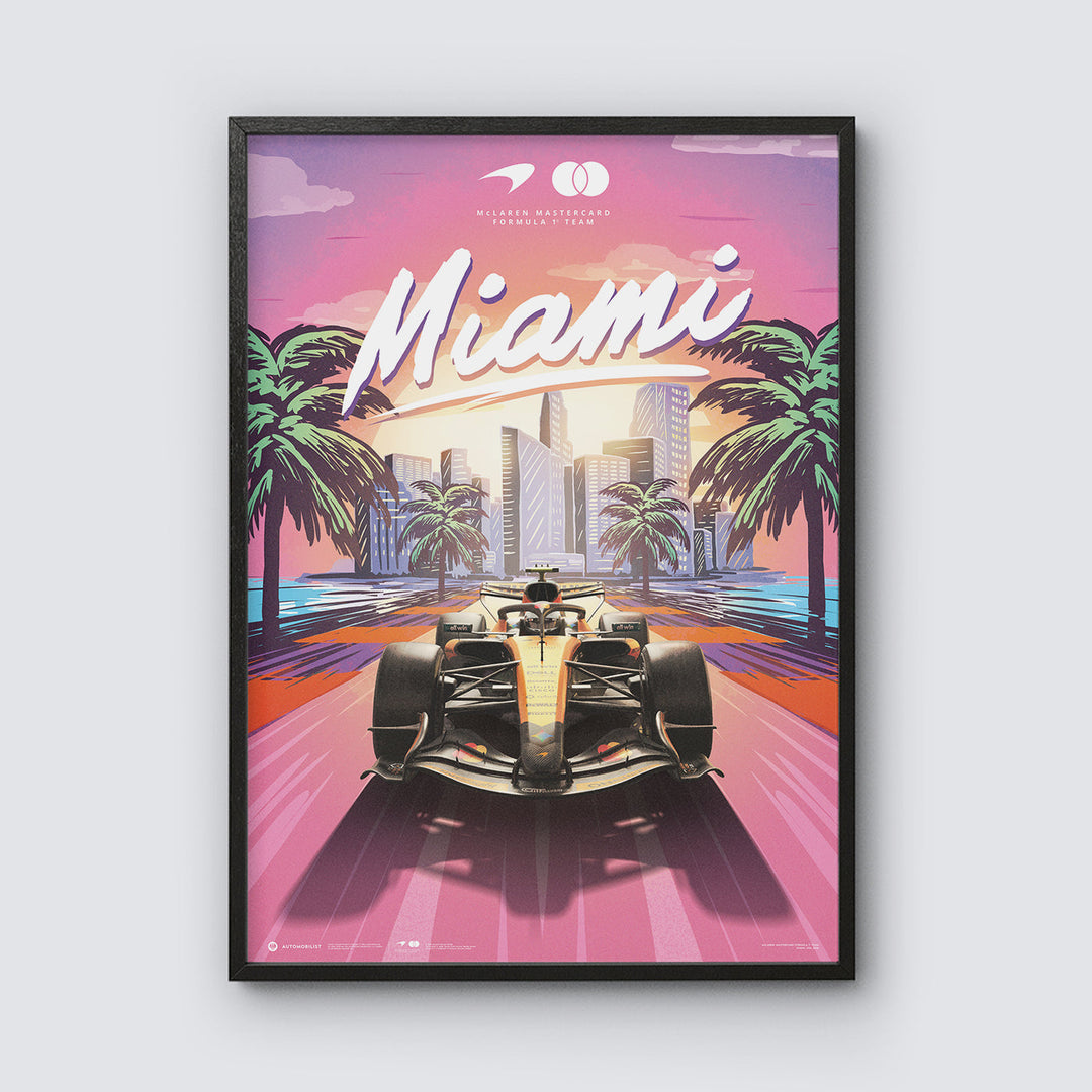 McLaren Mastercard Formula 1® Team - Miami 2026 - Automobilist Official Poster