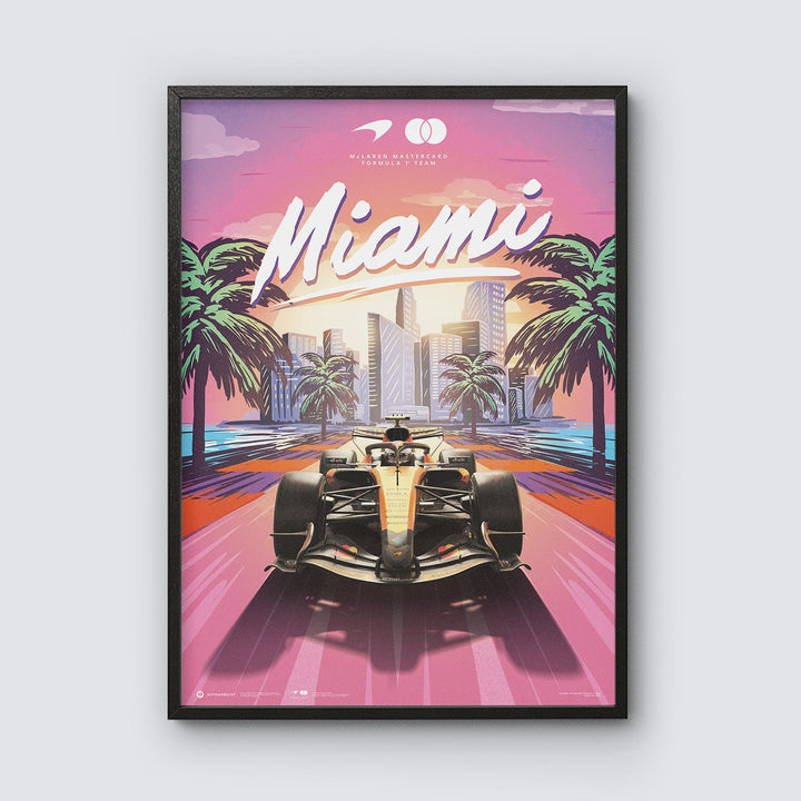 McLaren Mastercard Formula 1® Team - Miami 2026 - Automobilist Official Poster