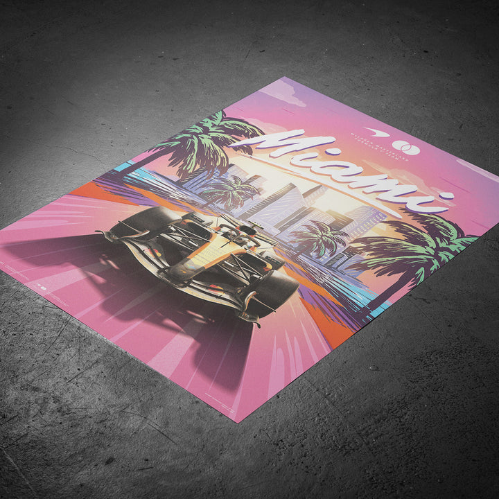 McLaren Mastercard Formula 1® Team - Miami 2026 - Automobilist Official Poster