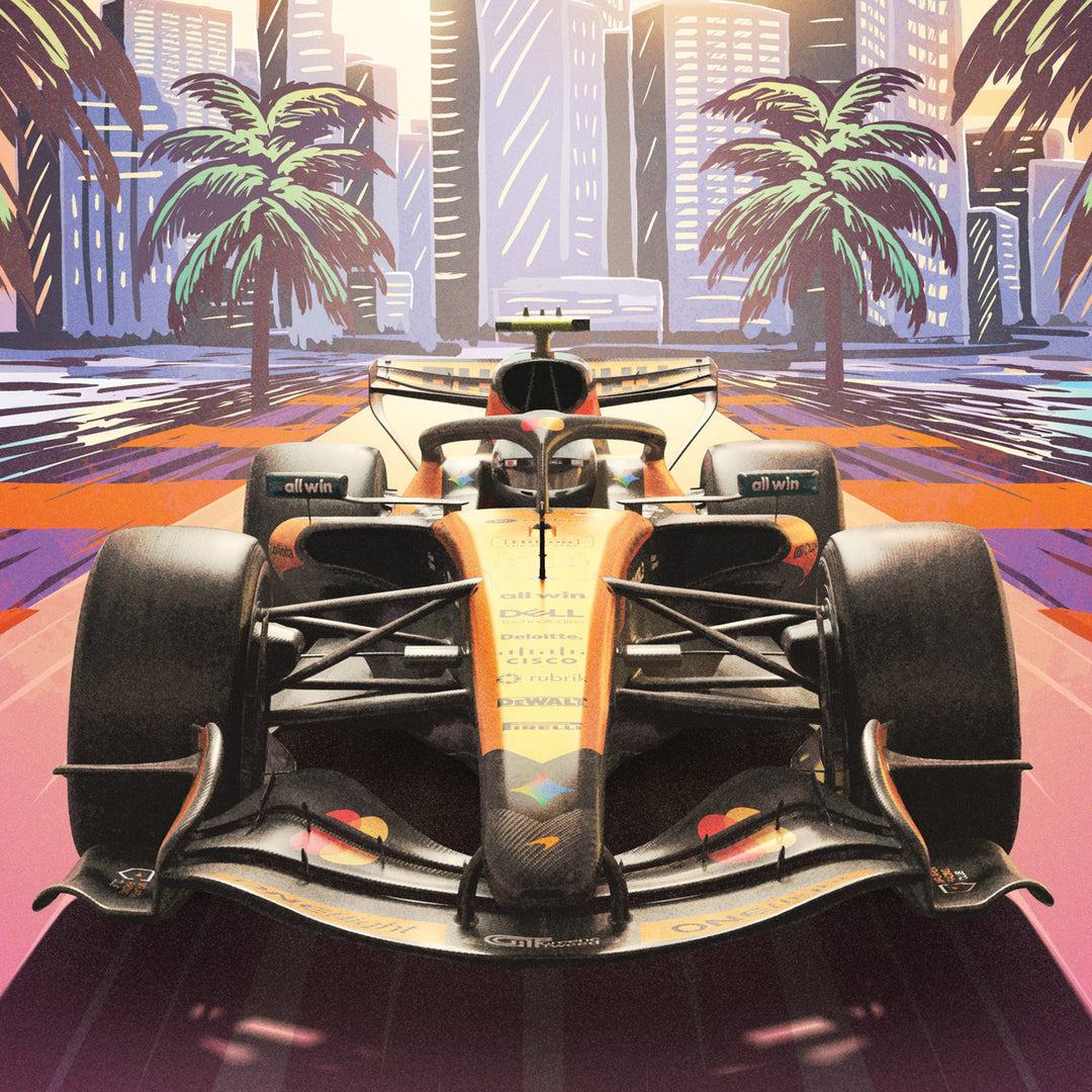 McLaren Mastercard Formula 1® Team - Miami 2026 - Automobilist Official Poster