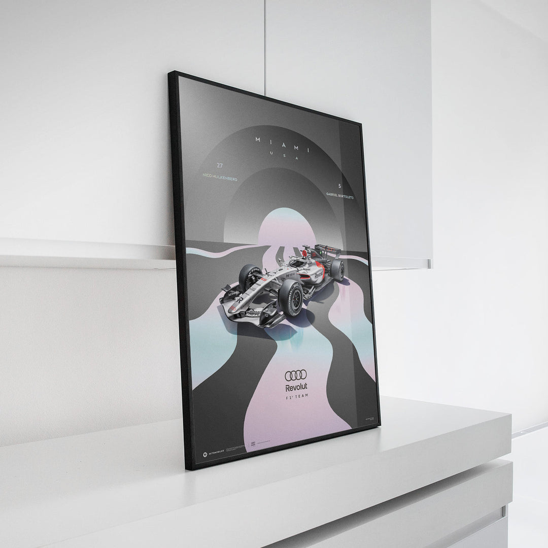 Audi Revolut F1® Team Miami 2026 Automobilist Official Poster