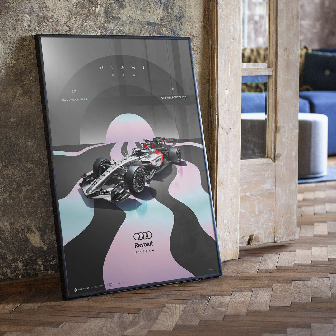 Audi Revolut F1® Team Miami 2026 Automobilist Official Poster