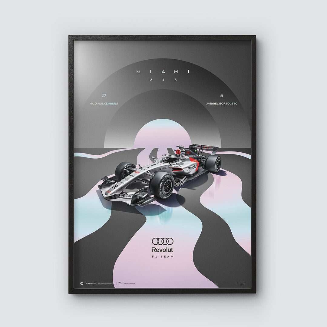Audi Revolut F1® Team Miami 2026 Automobilist Official Poster