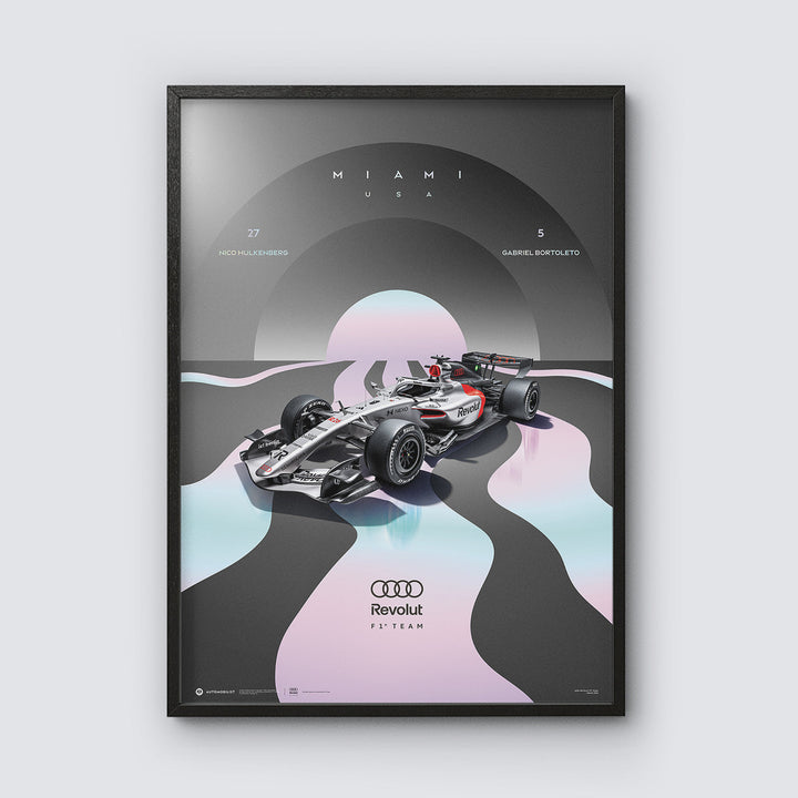 Audi Revolut F1® Team Miami 2026 Automobilist Official Poster