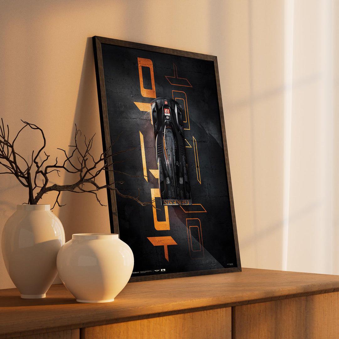 Genesis Magma Racing 2026 GMR-001 Hypercar Automobilist Official Poster