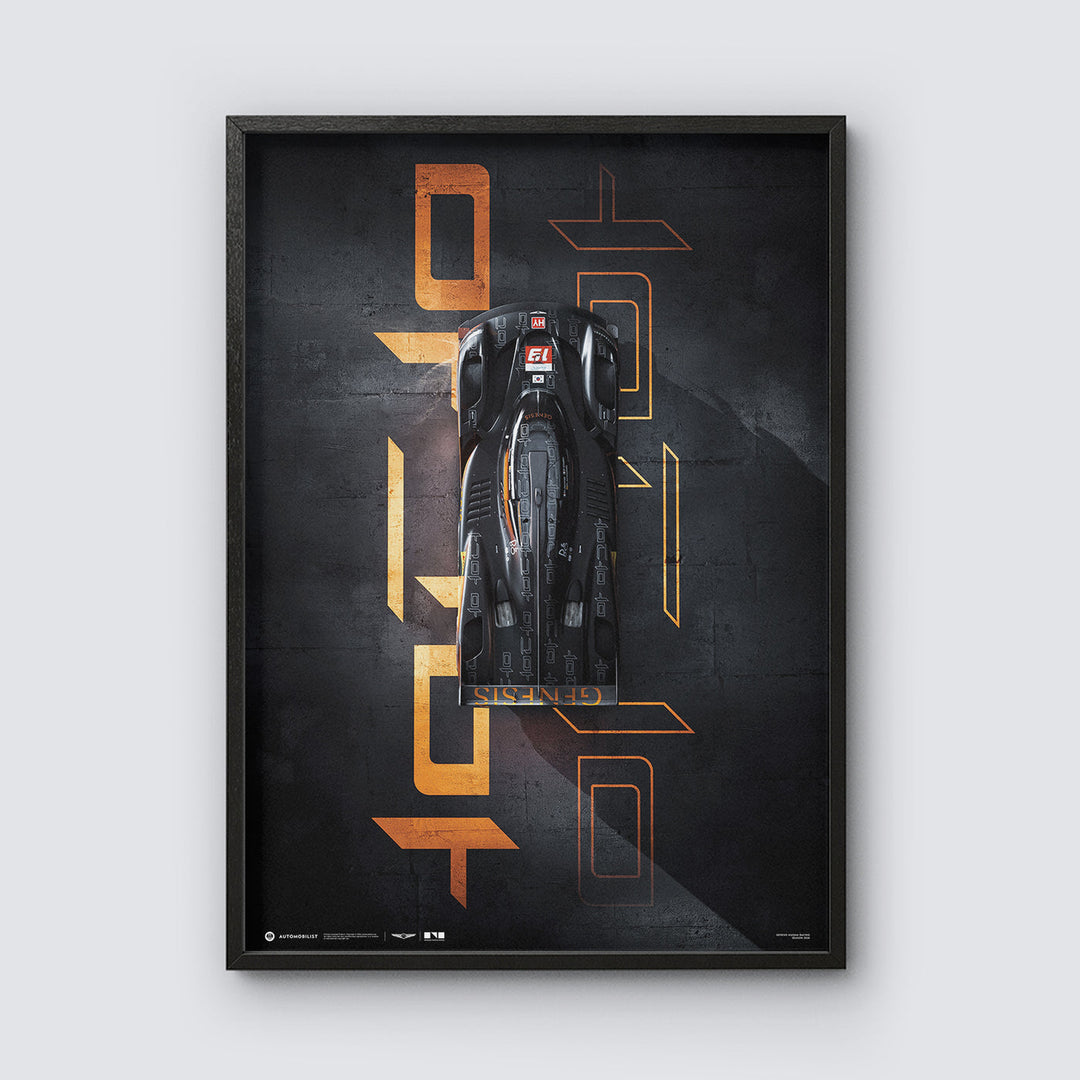 Genesis Magma Racing 2026 GMR-001 Hypercar Automobilist Official Poster