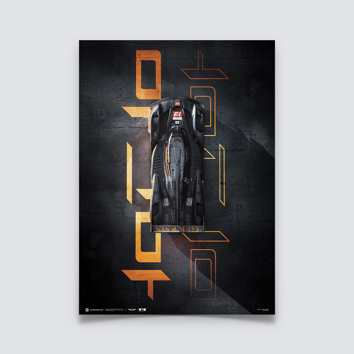 Genesis Magma Racing 2026 GMR-001 Hypercar Automobilist Official Poster