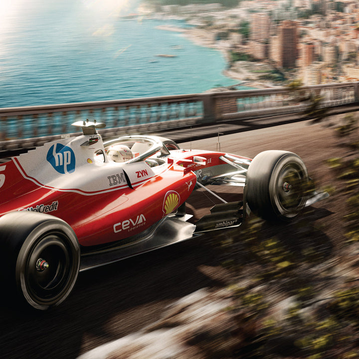 Scuderia Ferrari HP Charles Leclerc Monaco 2026 Automobilist Official Poster