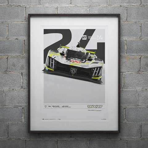 Peugeot - 9X8 - 24h Le Mans - 2024 Poster
