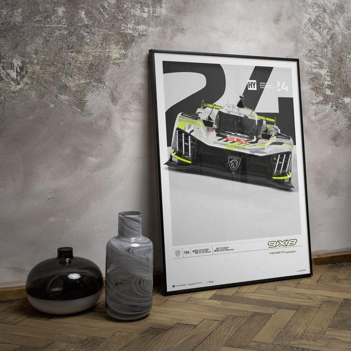 Peugeot - 9X8 - 24h Le Mans - 2024 Poster