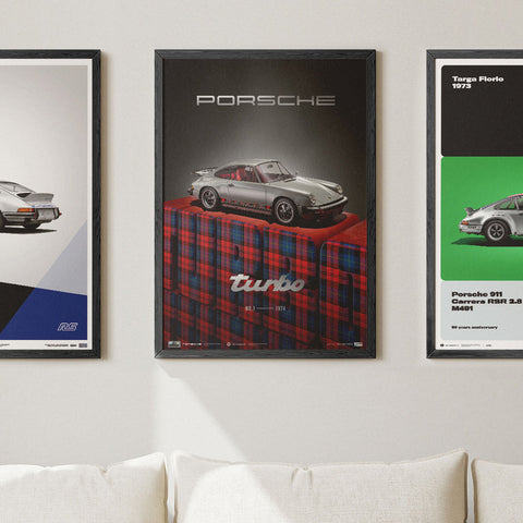 Porsche 911 Turbo No. 1 - 1974 | Porsche History Series | Collector's Edition Poster