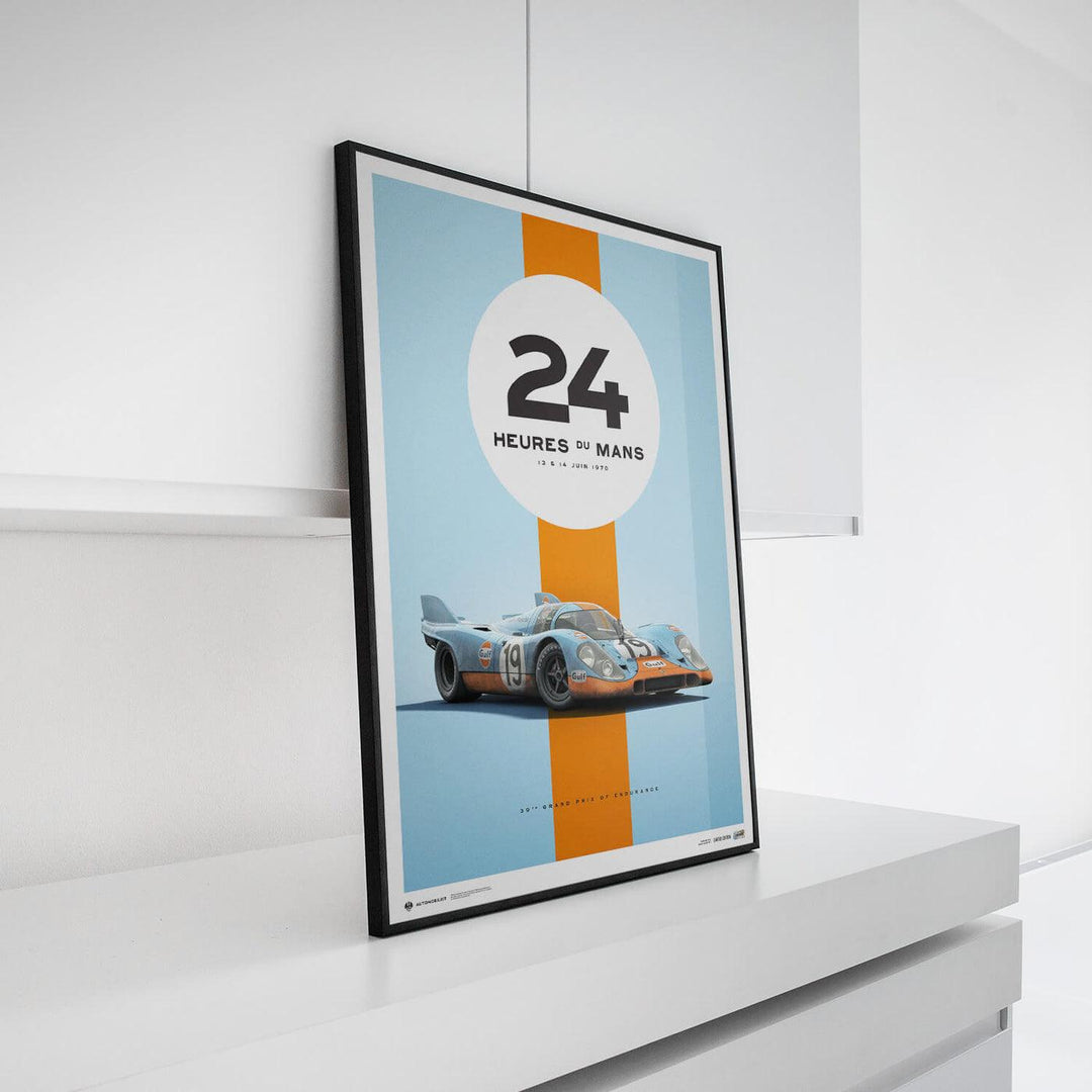 Porsche - 917 - 24h Heures du Mans - Gulf Poster