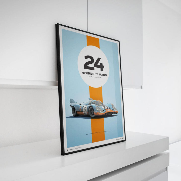 Porsche - 917 - 24h Heures du Mans - Gulf Poster