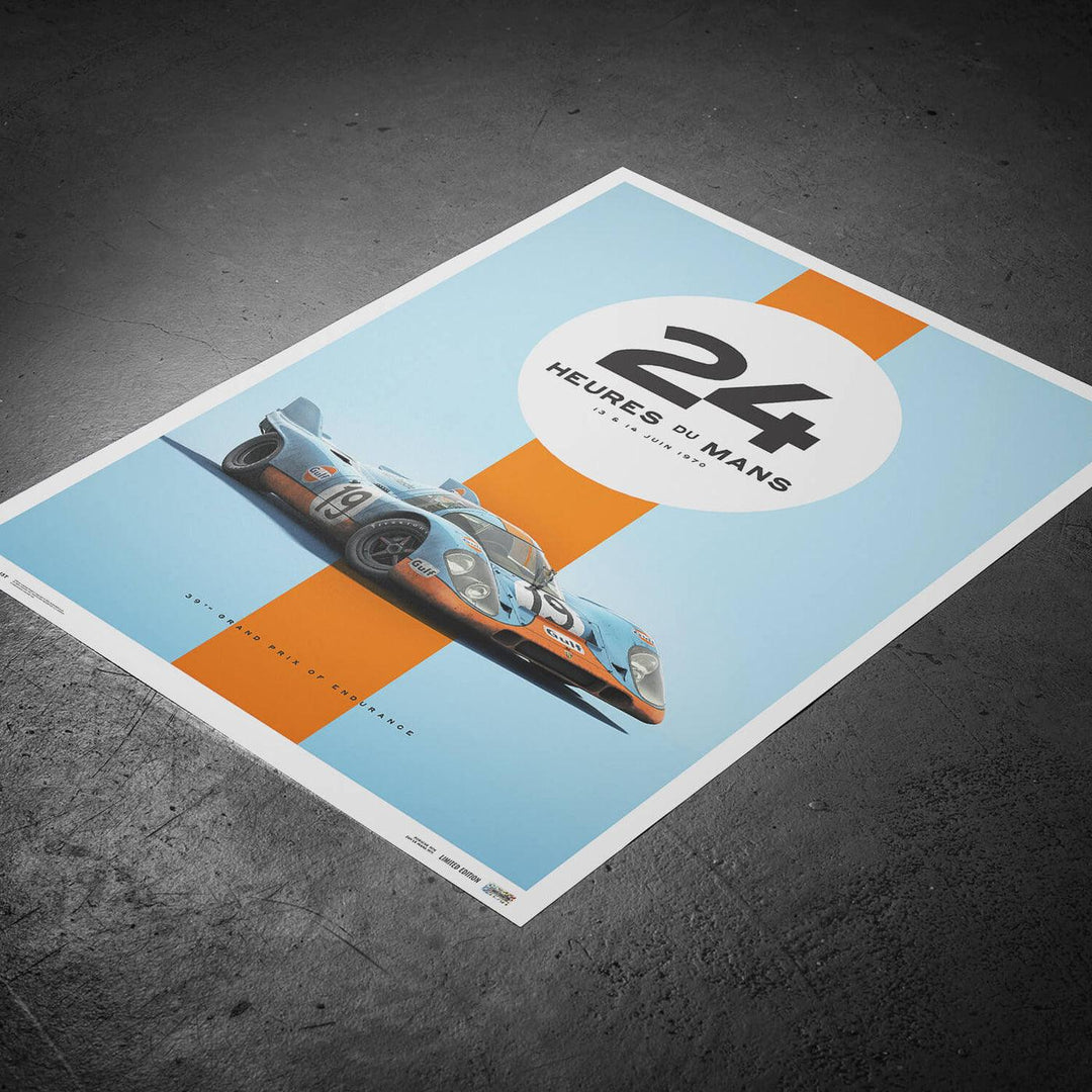 Porsche - 917 - 24h Heures du Mans - Gulf Poster