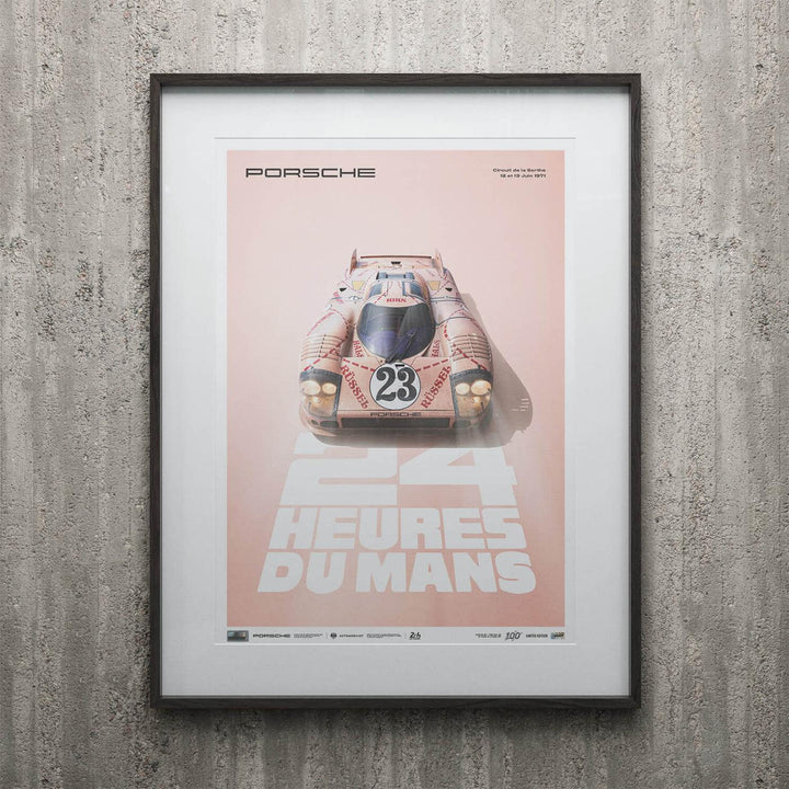 Porsche - 917/20 - Pink Pig - 24h Heures du Mans - 1971 Poster