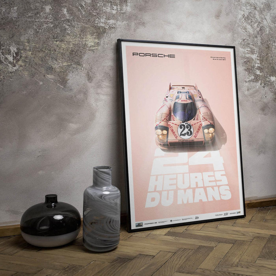 Porsche - 917/20 - Pink Pig - 24h Heures du Mans - 1971 Poster