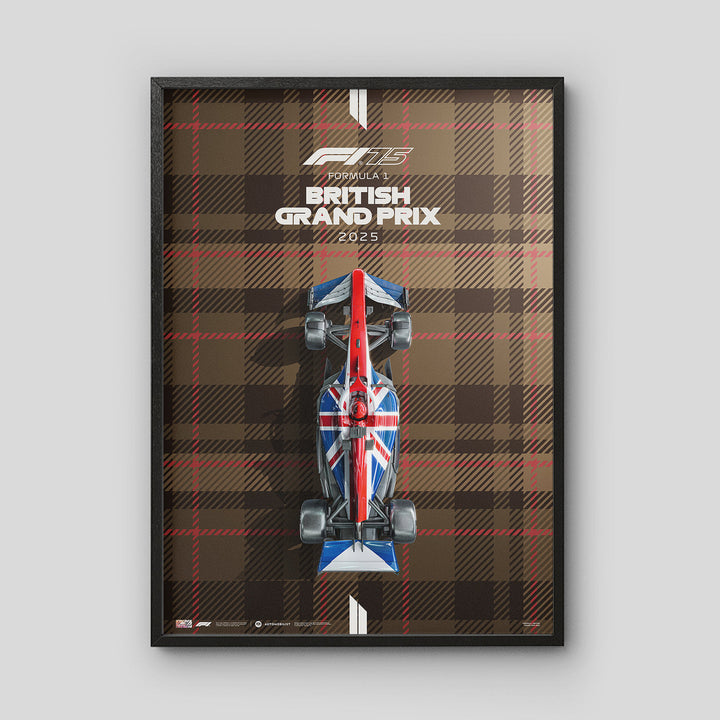 FORMULA 1 BRITISH GRAND PRIX 2025 | Official Automobilist Event Poster