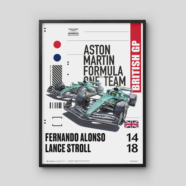 Aston Martin Aramco Formula One™ Team – Silverstone 2025 | Official Automobilist Poster
