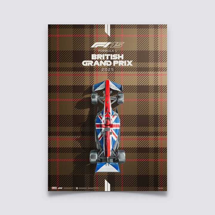 FORMULA 1 BRITISH GRAND PRIX 2025 | Official Automobilist Event Poster