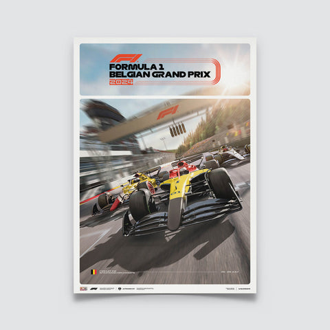 FORMULA 1 BELGIAN GRAND PRIX 2024 Poster