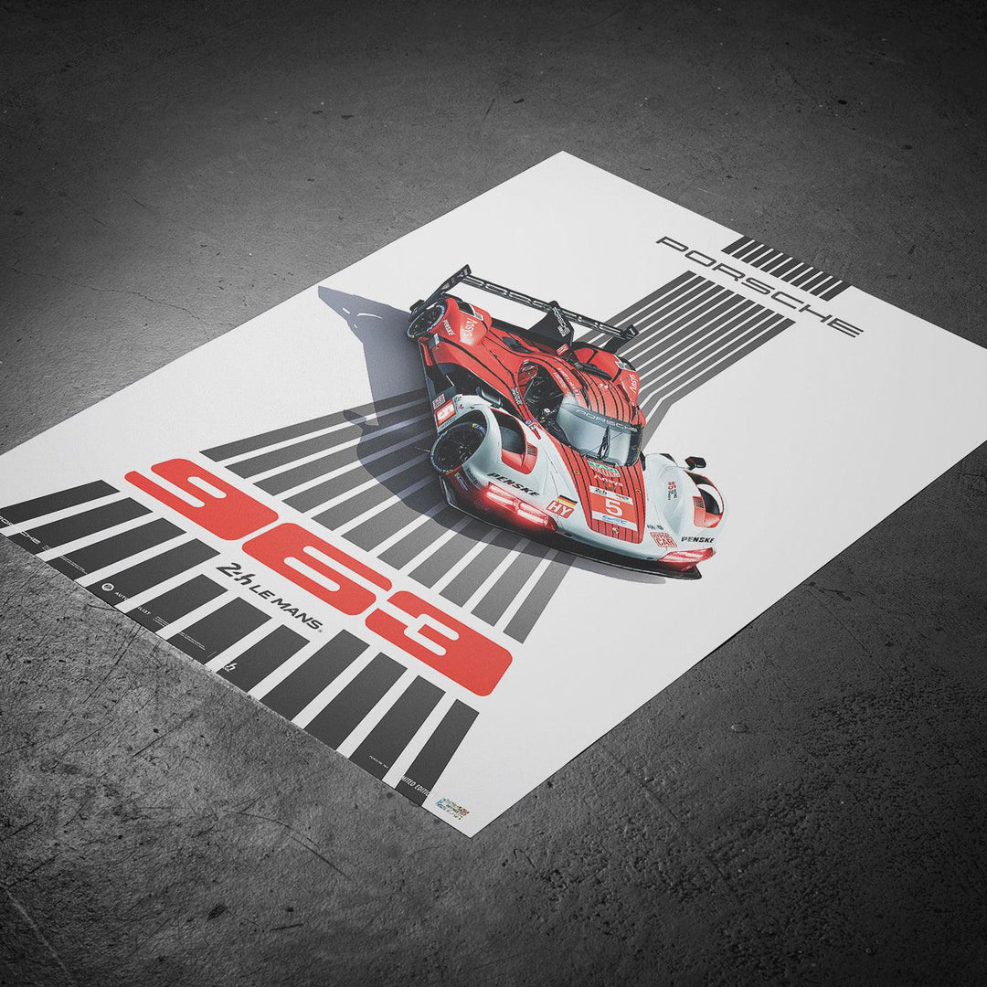 Porsche 963 | 24h of Le Mans 2025 | Official Automobilist Poster