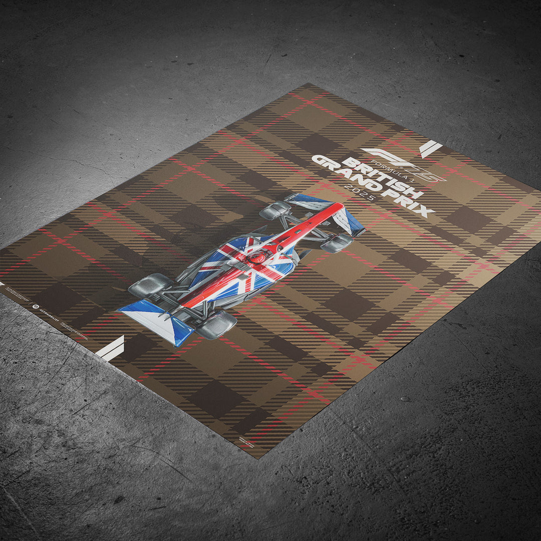 FORMULA 1 BRITISH GRAND PRIX 2025 | Official Automobilist Event Poster