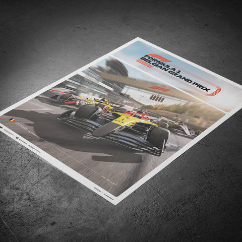 FORMULA 1 BELGIAN GRAND PRIX 2024 Poster