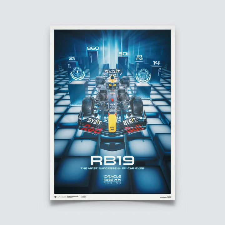 Oracle Red Bull Racing - RB19 - The Most Successful F1 Car Ever - 2023 Automobilist Poster