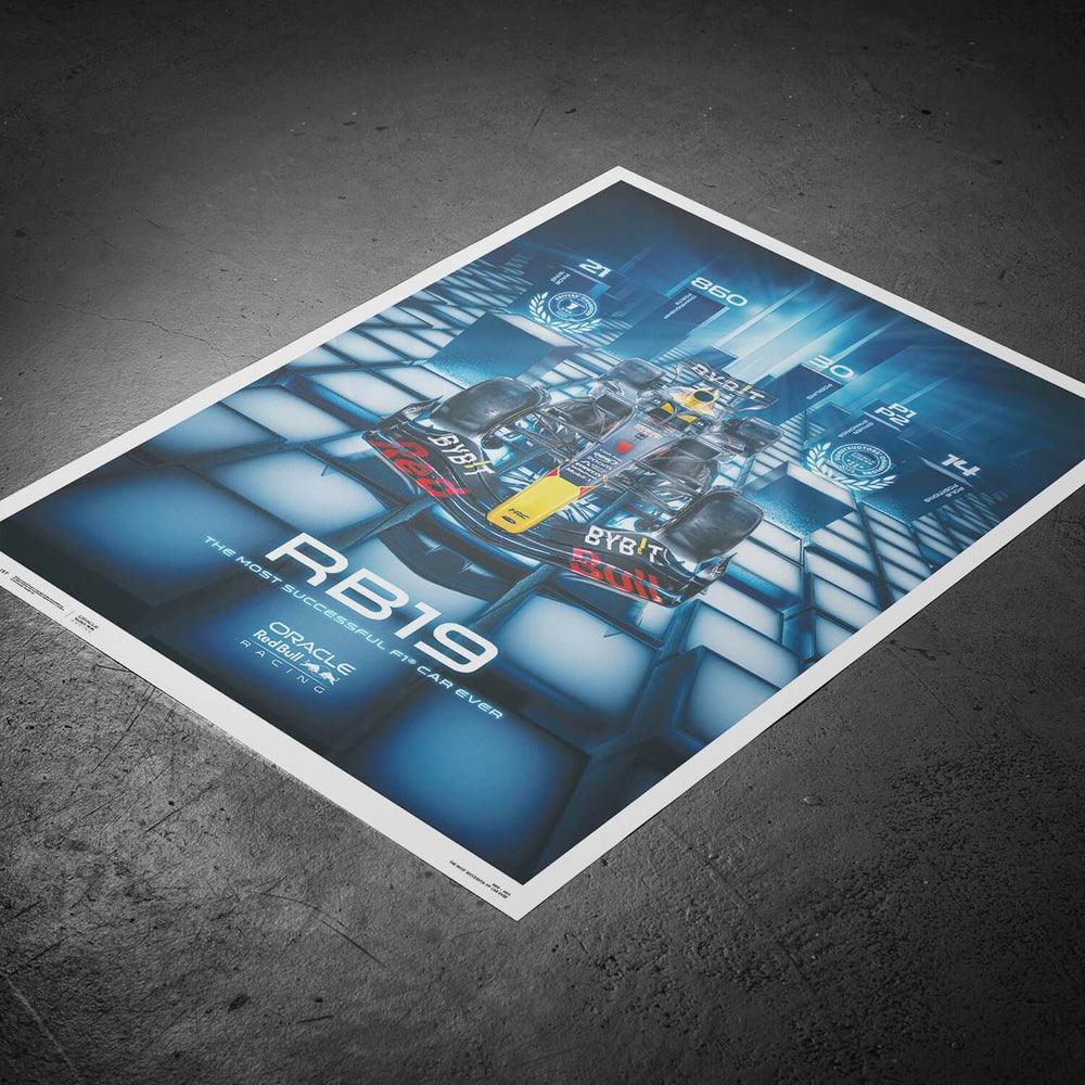 Oracle Red Bull Racing - RB19 - The Most Successful F1 Car Ever - 2023 Automobilist Poster