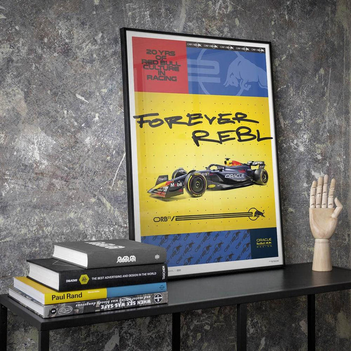 Oracle Red Bull Racing - RB20 - Forever Rebl - 20th Anniversary - 2024 Poster