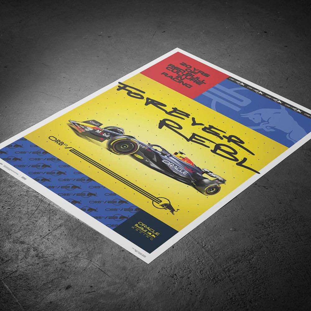 Oracle Red Bull Racing - RB20 - Forever Rebl - 20th Anniversary - 2024 Poster