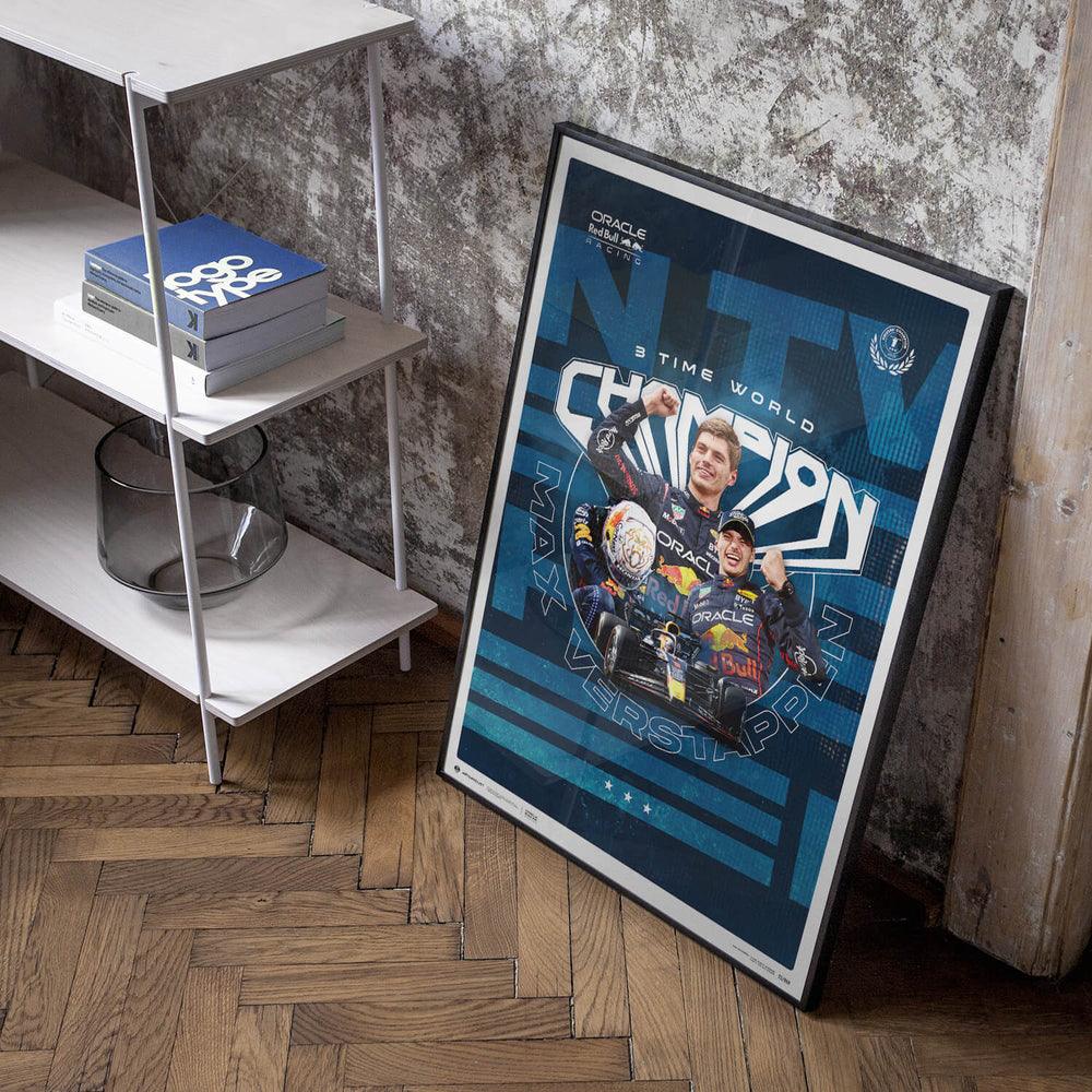 Oracle Red Bull Racing - Max Verstappen - 2023 F1 World Drivers' Champion Automobilist Poster