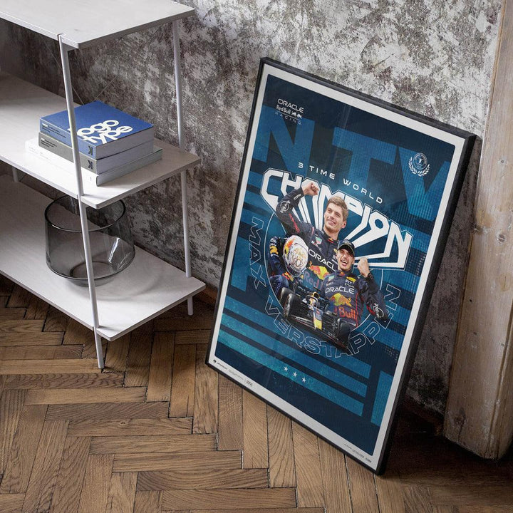 Oracle Red Bull Racing - Max Verstappen - 2023 F1 World Drivers' Champion Automobilist Poster