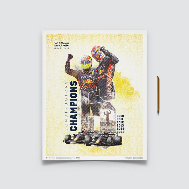 Oracle Red Bull Racing - F1 World Constructors' Champions - 2023 Automobilist Poster