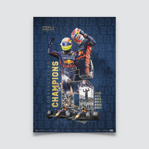Oracle Red Bull Racing - F1 World Constructors' Champions - 2023 Collector’s Edition Automobilist Poster