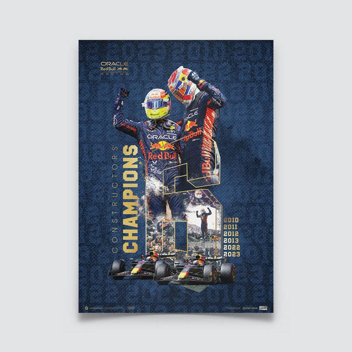 Oracle Red Bull Racing - F1 World Constructors' Champions - 2023 Collector’s Edition Automobilist Poster