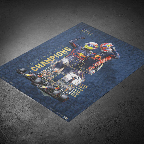 Oracle Red Bull Racing - F1 World Constructors' Champions - 2023 Collector’s Edition Automobilist Poster