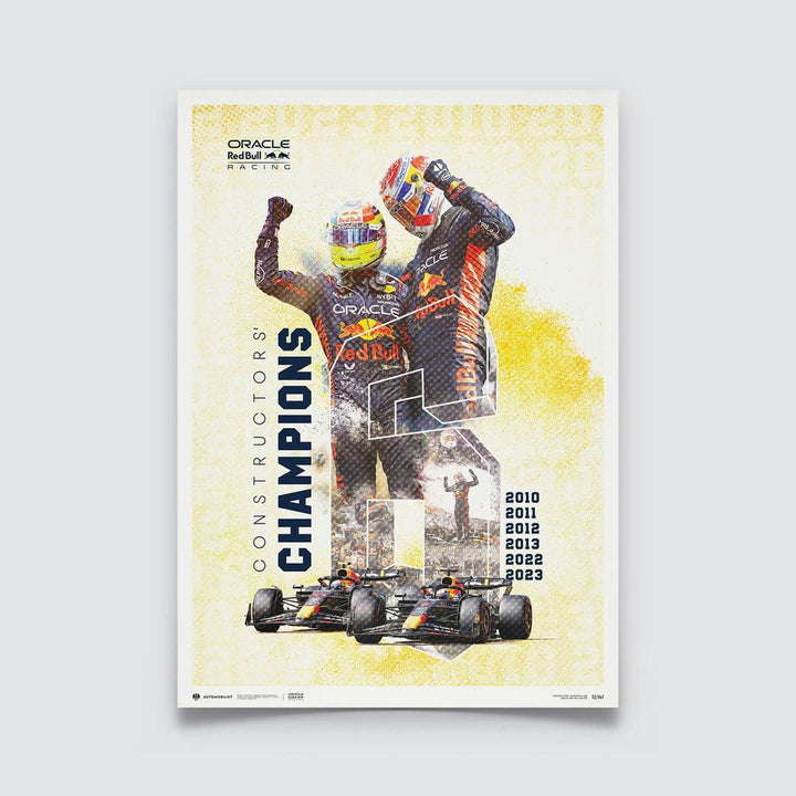 Oracle Red Bull Racing - F1 World Constructors' Champions - 2023 Automobilist Poster