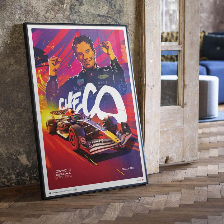 Oracle Red Bull Racing - Sergio Pérez - 2023 Automobilist Poster