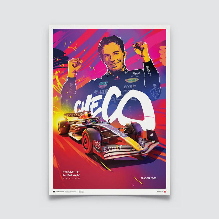 Oracle Red Bull Racing - Sergio Pérez - 2023 Automobilist Poster