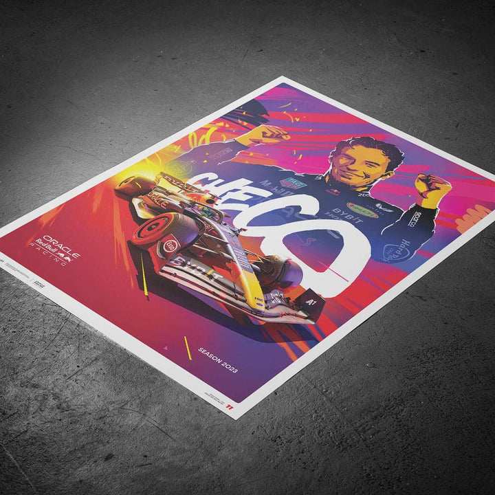 Oracle Red Bull Racing - Sergio Pérez - 2023 Automobilist Poster