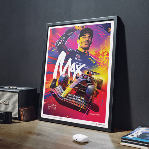 Oracle Red Bull Racing - Max Verstappen - 2023 Automobilist Poster